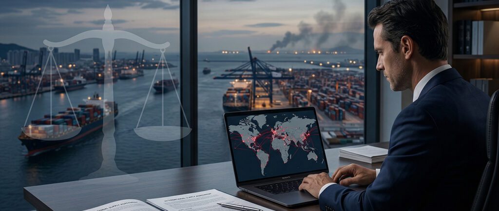 الاستراتيجيات القانونية لإدارة العقود الدولية في ظل الحروب وتعطل سلاسل الإمداد